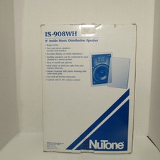 NuTone IS-908WH 8" Inside Music Distribution Speaker