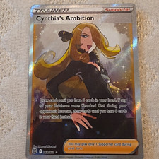 Pokemon Cynthia's Ambition 169/172 Brilliant Stars Full Art Holo UR Eng 2022
