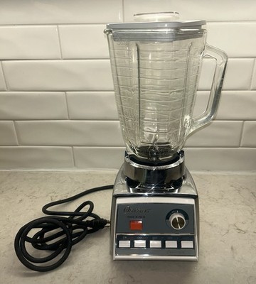 Vintage Oster Osterizer Commercial Touch N Pulse SS Blender 548-41A + Glass