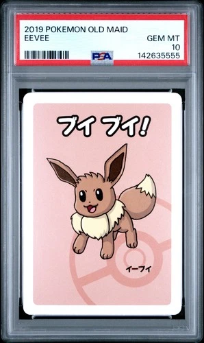 2019 POKEMON OLD MAID EEVEE PSA 10