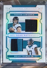 2025 Panini NT Trevor Lawrence Brian Thomas Jr Gear Dual Materials 25/25 BOOKEND