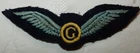 WW2 2nd GLIDER PILOT WING MILITARY BADGE CLOTH PADDED PATCH GENUINE WORLD WAR II
