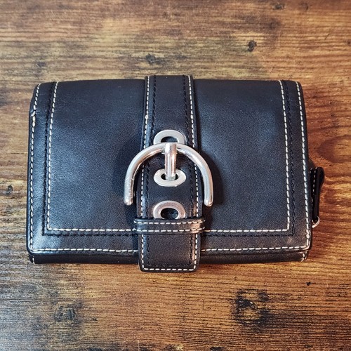 Coach Black Mini Soho Wallet