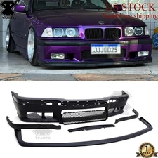 For 92-99 BMW E36 3 Series M3 Style Replacement Front Bumper Body Kit w/ Grille