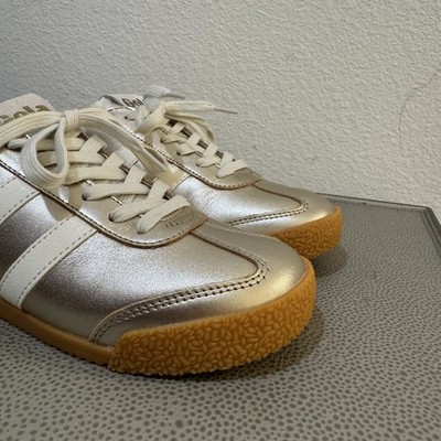 Gola x Anthropologie Elan Cozy Shearling Lined Mule Metallic US 7