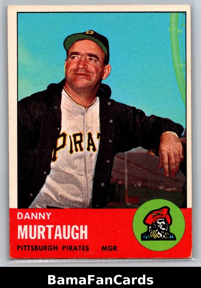 1963 Topps DANNY MURTAUGH #559 EX Pirates *2894
