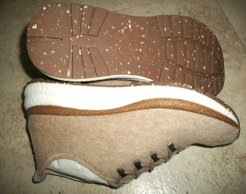 NWOT OTBT Courier Comfort Women Wool Sneaker Shoe Size 7.5 Beige Alpaca Wool NEW - Picture 6 of 10