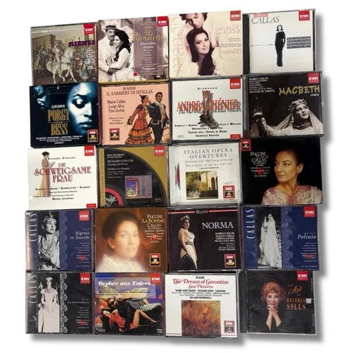 Lot of 20 CDs CD Sets EMI Classics Opera 42 Discs Maria Callas Tosca