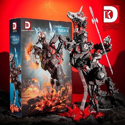 Hell Battle Cavalry Mech Warrior DIY Building Blocks Toy 1178PCS Compatible