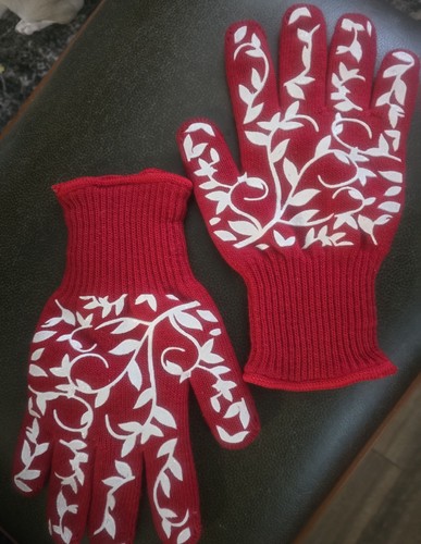 womens gardening gloves Large Pre-owned EUC