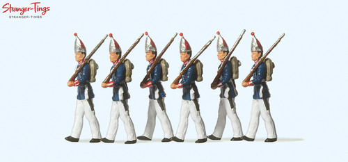 Juego de figuras Preiser Guards Regiment on Foot Potsdam 1894 (6) escala 1:87 HO | Zustand: New