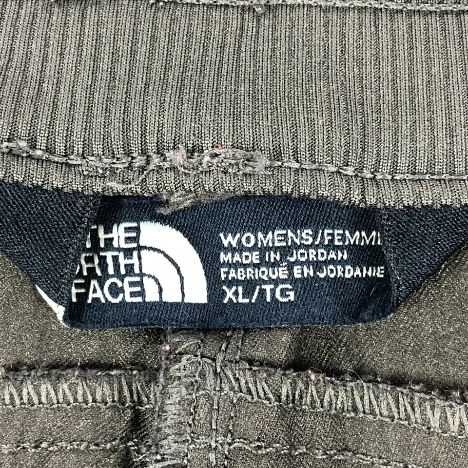 Pantalones de senderismo The North Face para mujer XL gris tiro alto cordón nailon elástico Foto 3 de 4