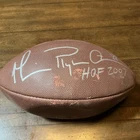 Michael Irvin HOF 2007 autographed signed football Dallas Cowboys No COA