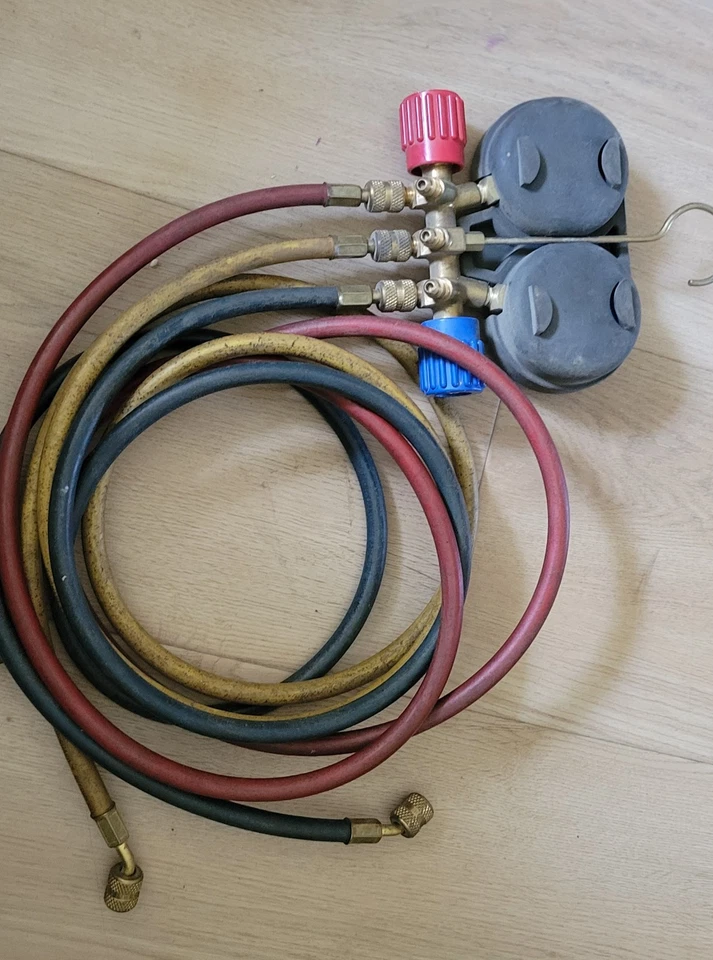 JUEGO DE MANÓMETROS ROBINAIR HVAC 0 a 500, 0 a 120 Foto 2 de 4