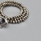 Sterling Silver Navajo Bench Bead Naja Pendant Necklace Southwest Native Squash — photo 10