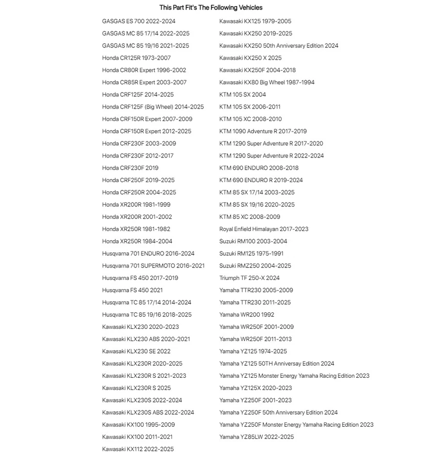 Tusk Billet Aluminum Rim Lock 1.85" For HONDA CRF250F 2019-2023 Foto 4 de 4