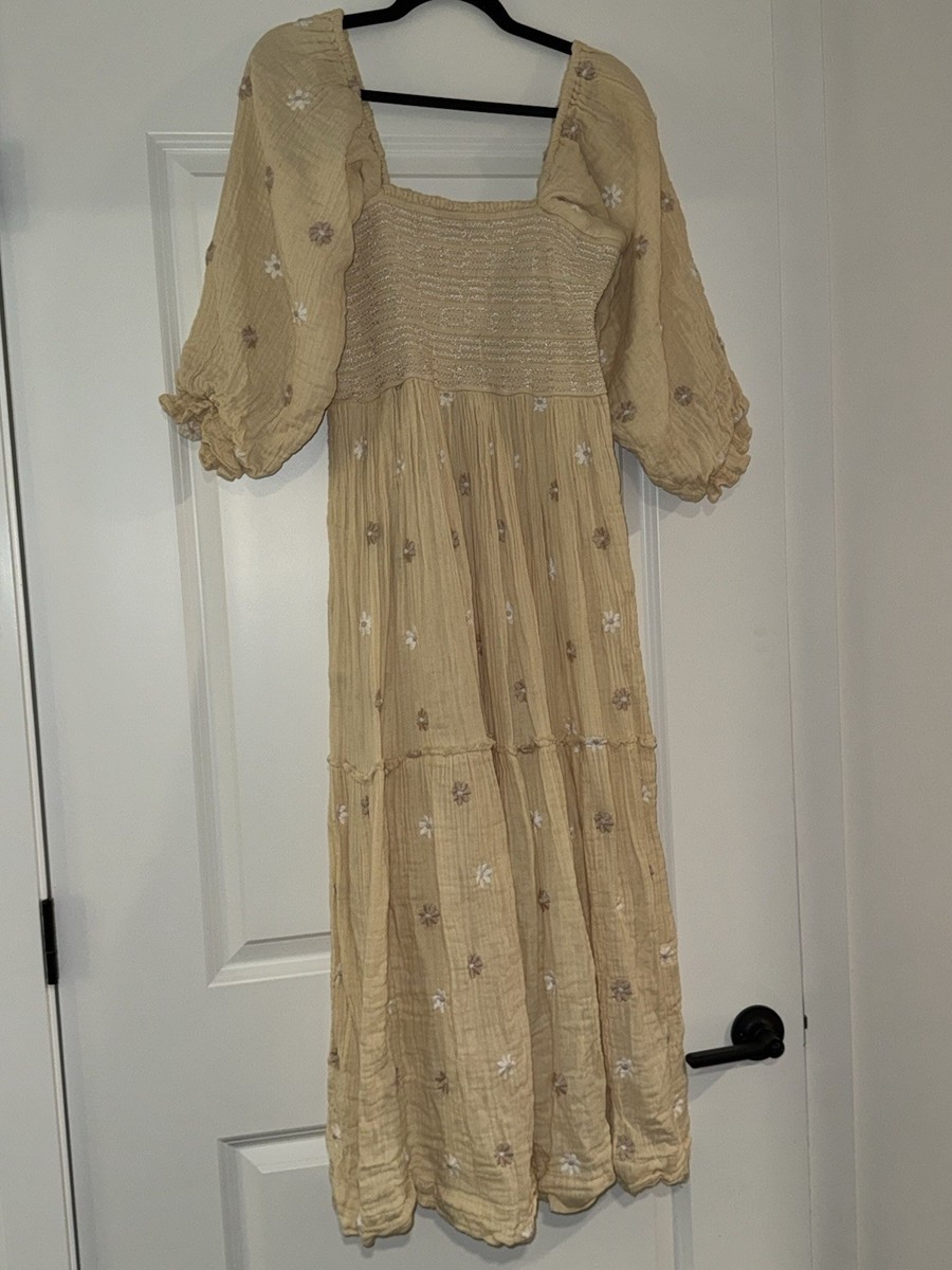 sachin and babi light blue dress Free People Dahlia Embroidered Maxi Dress main image 0