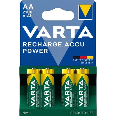 [56706101404] VARTA Blister de 4 Piles NiMH "Rechargeable Accu", Mignon (AA),... - Photo 1/4