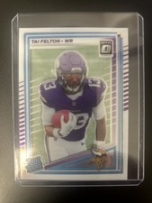 🔥 2025 Panini Donruss Optic – Tai Felton #239 Rated Rookie Refractor (RC) 🔥