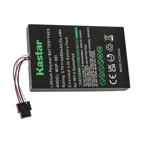 Kastar Battery 3.7V 6600mAh Replace for Nintendo Wii U GamePad WUP-001 WUP-003
