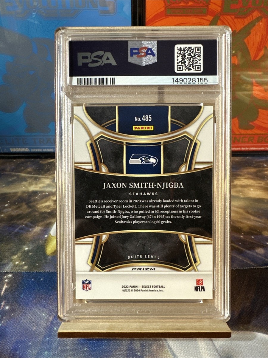 2023 PANINI SELECT #485 JAXON SMITH-NJIGBA BLACK DISCO PRIZM 1/1