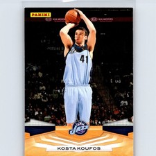 2009-10 Panini Kosta Koufos #240 Utah Jazz