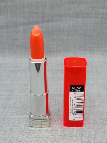 Maybelline New York Color Sensational Vivids Lipstick 880 Electric Orange