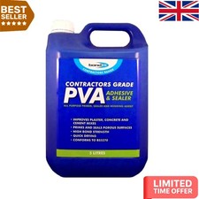 5L PVA Contractor’s Grade Primer Adhesive & Water-Resistant Sealer - Quick Dry