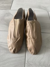 Bloch Super Jazz Shoes Tan, Size 8, Leather