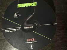 Shure AONIC 5 Sound-Isolating Earphones, Black. Brand New In Factory Seal