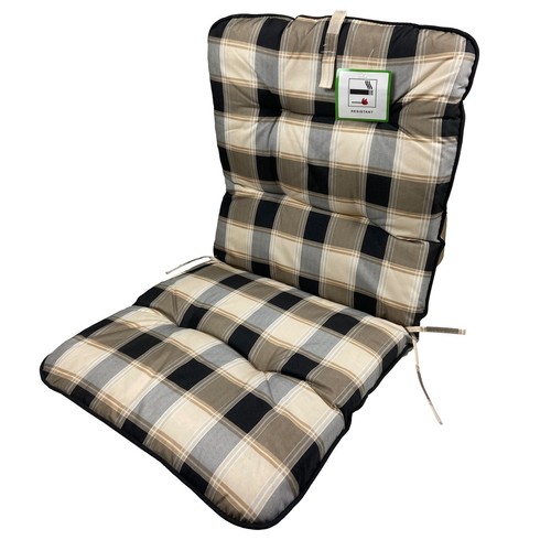 GARDEN CHAIR SEAT PADDED CUSHION THICK SUNLOUNGER RECLINER BACKREST 100