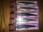 Rapala Husky Jerk 12's=Lot of 5 Silver Colored Fishing Lures