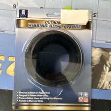 Rigging flange black Fits 2"ID rigging hose boat fits many outboard engines