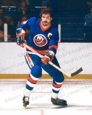 Clark Gillies in Action Photo Print Poster 1980 1981 1982 1983 NY Islanders Cup