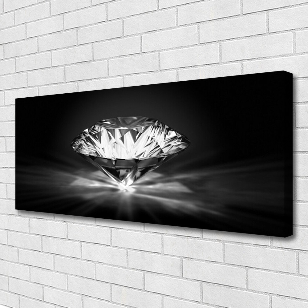 Tableaux Impression sur Toile Diamant 125x50 cm Décoration Murale Salon