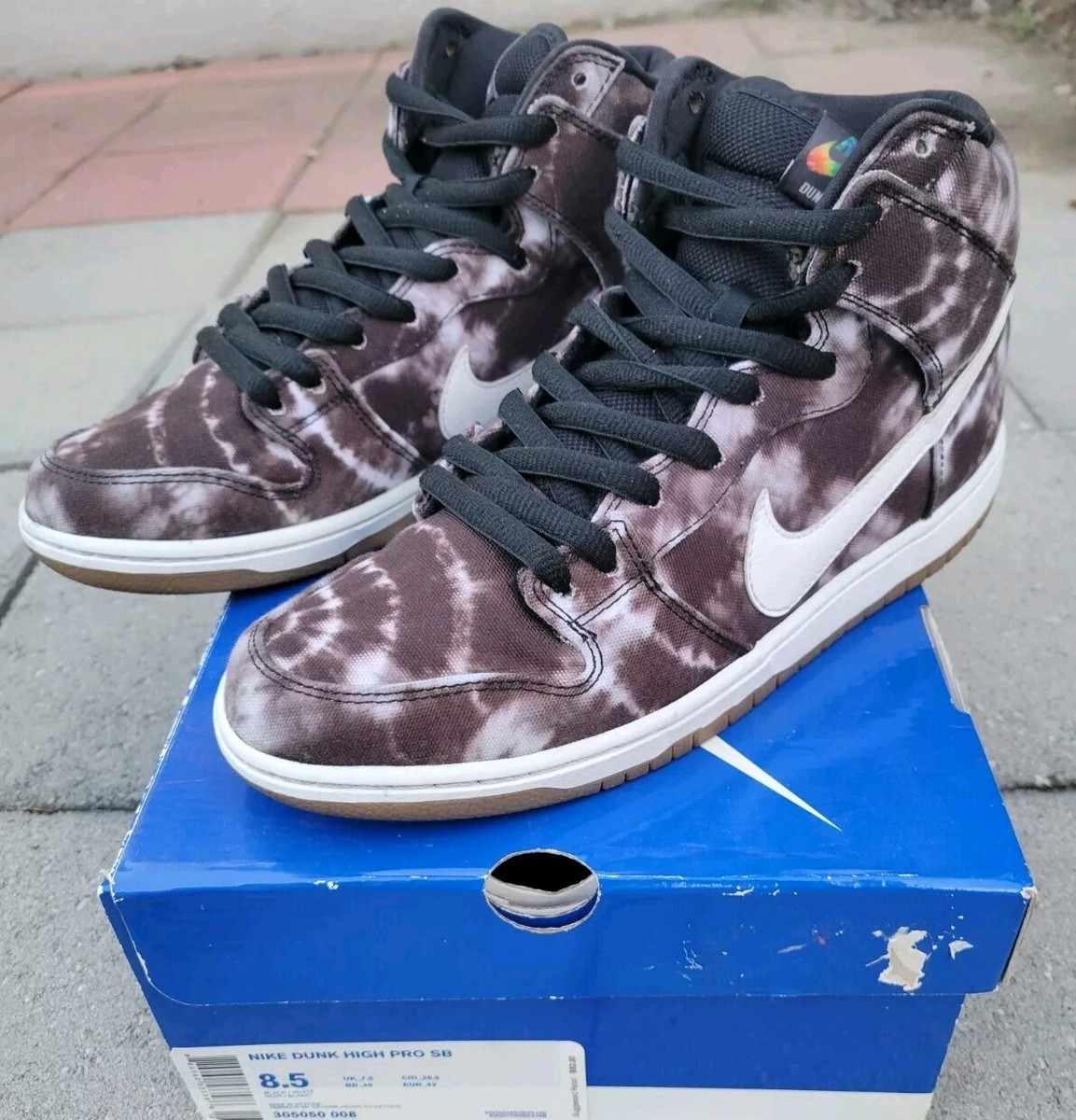 Nike SB Dunk Hi Tie Dye Size 8.5 | eBay Nike SB Dunk Hi Tie Dye Size 8.5 | eBay