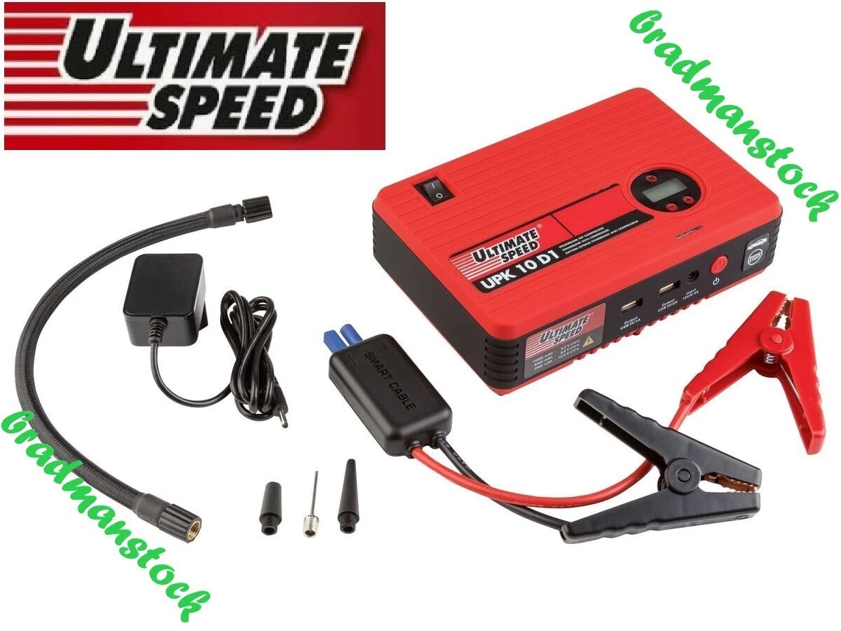 Portable Jump Starter With Compressor Compact Portable Battery