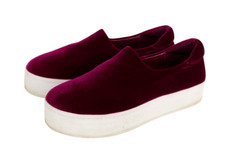 MOCASSINO COMODO PUNTA TONDA ZEPPA PUNTA TONDA CERIMONIA APERTURA VELLUTO BORDEAUX TG 39