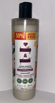 Love Beauty & Planet Conditioner Vegan Keratin & Sun-Kissed Mandarin 20.25 Fl Oz