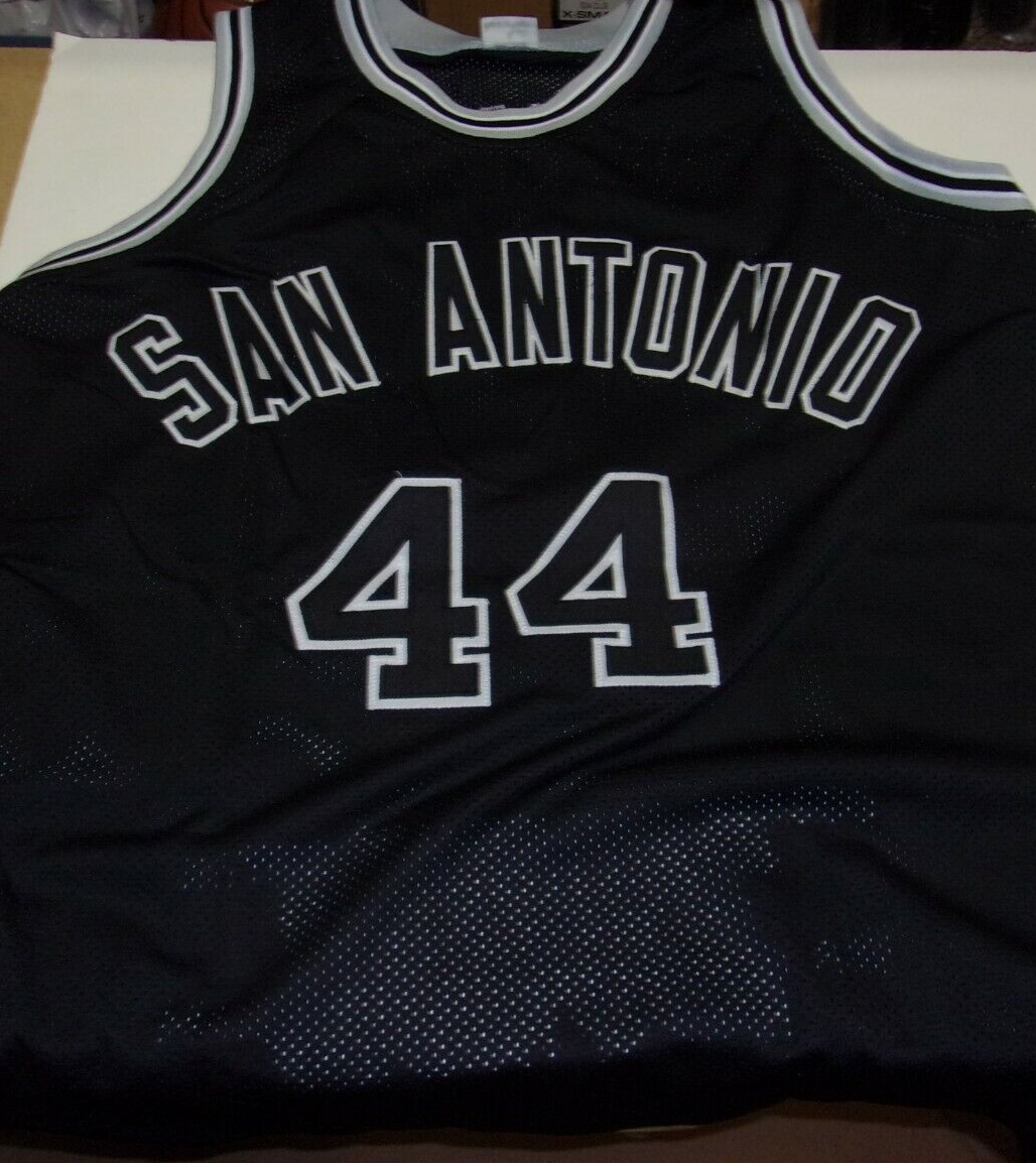GEORGE GERVIN SAN ANTONIO SPURS,HOF 96,ICEMAN,TOP 50 TRISTAR/COA