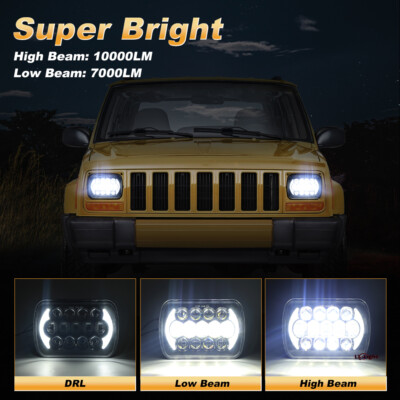 130W 7x6 5x7 LED Headlight Halo Bulb For azda Pickup B2000 B2200