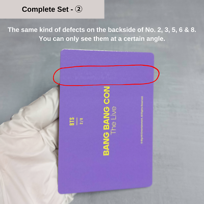 BTS 2020 Bang Bang Con The Live Official Mini Photo Card - Unit
