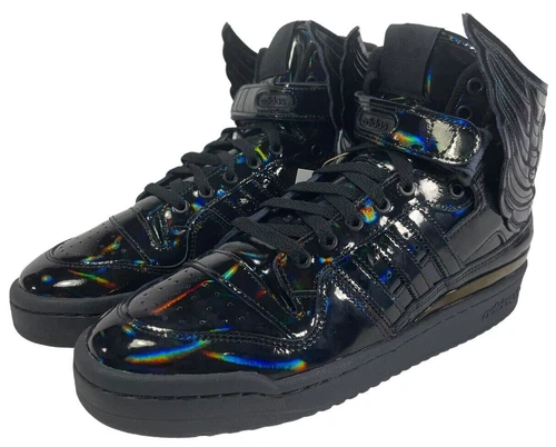 adidas Jeremy Scott Originals JS Wings 4.0 Black Opal Iridescent Sneaker IE6862