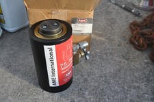 Ame 13005 75 Ton Aluminum  Hydraulic Cylinder W/ Vavle Spx Power Team Ra756