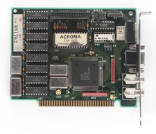 EGA video card - Acroma GF-02C - ISA8 - 8 bit - TESTED - NO TARIFF