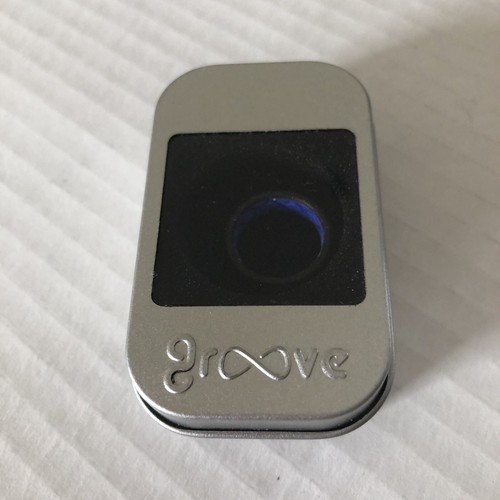 Groove Life Black / Blue Women’s Size 4 Silicone Ring Wedding Band - 第 3/5 張圖片