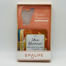 Spa Life Mindful Meditation Essential Skincare Gift Set 3 Facial +1 Gus Sha Tool