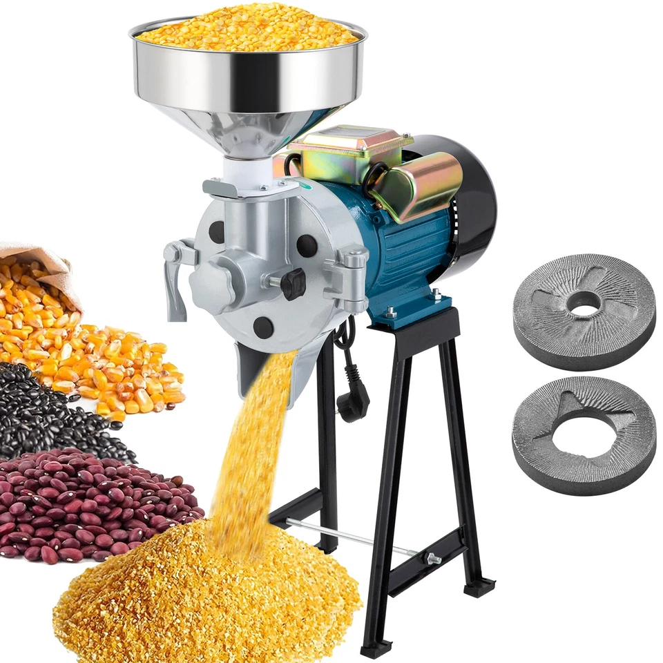 Elektrische Getreidemühle Kornmühle Schrotmühle/Zerkleinerer für Getreide Futter - Bild 4 von 4