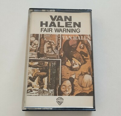 VAN HALEN 'Fair Warning' Cassette 1981 Tape MC Edition SPAIN C 90.408 RARE