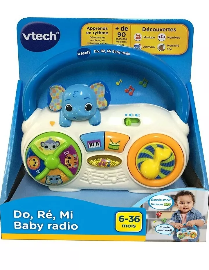 Vtech Baby Radio do re mi Interactive Electronic Educational Games Musical  Toy